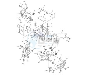 XVS A MIDNIGHT STAR 950 drawing SIDE COVERS