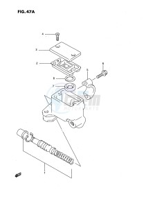 LT-F250 (E3) drawing FRONT MASTER CYLINDER (MODEL M N P R S T)