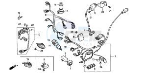 PK50SM drawing WIRE HARNESS/ IGNITION COIL