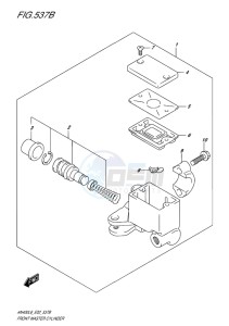 AN400 ABS BURGMAN EU-UK drawing FRONT MASTER CYLINDER