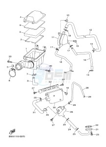 YZF250F YZ250F (BW47) drawing INTAKE