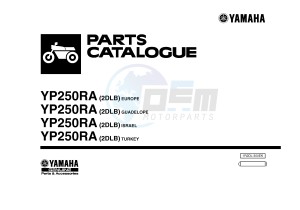 YP125RA (ABS) X-MAX 250 ABS (2DLB 2DLB 2DLB 2DLB) drawing .1-Front-Page