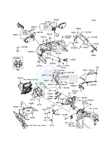 NINJA H2 / NINJA H2 CARBON ZX1000XHFA XX (EU ME A(FRICA) drawing Cowling