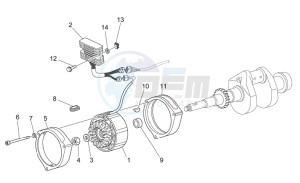 V7 Classic 750 drawing Generator - Regulator