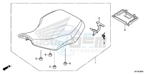 TRX420FPAD TRX420 Europe Direct - (ED) drawing SEAT