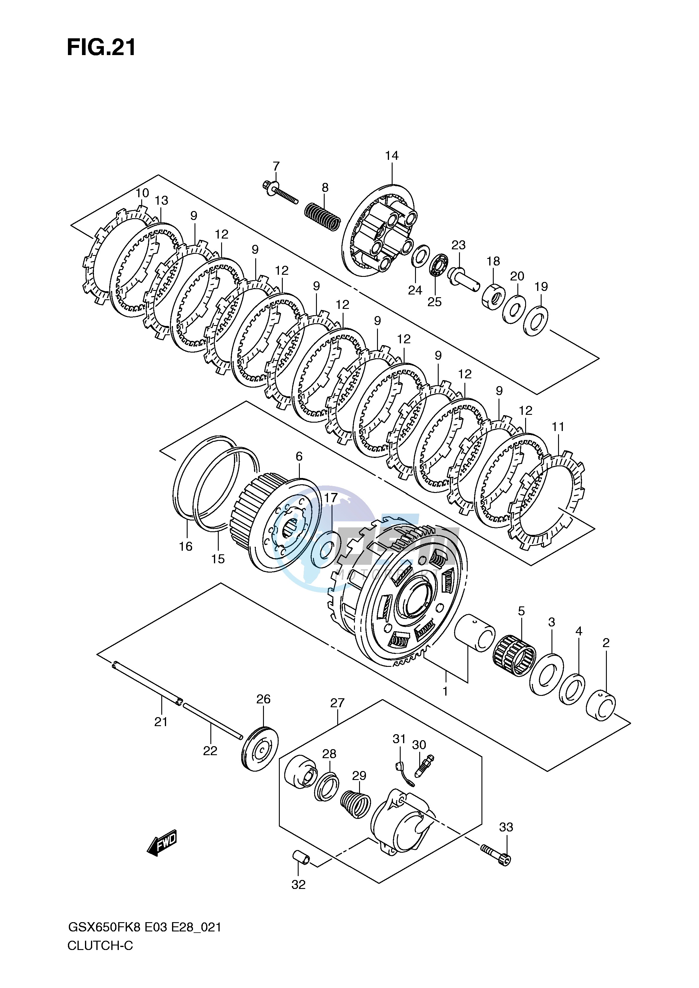 CLUTCH (MODEL K8)