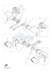 XJR1300C XJR 1300 (2PN3) drawing FLASHER LIGHT