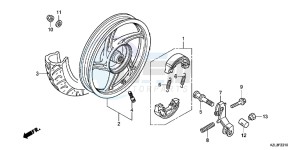 NSC110MPDC drawing REAR WHEEL