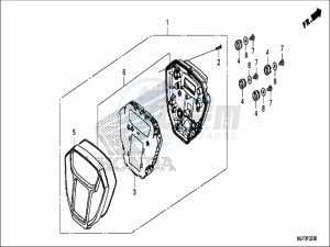 CRF1000DH 2ED - (2ED) drawing METER