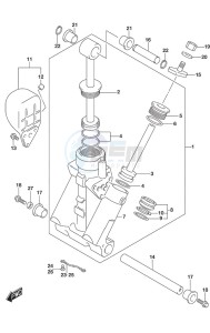 DF 115A drawing Trim Cylinder (Type: AS)