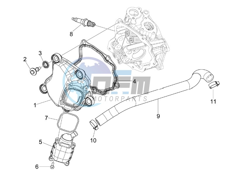 Cylinder head cover