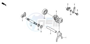 TRX680FA drawing GEARSHIFT FORK