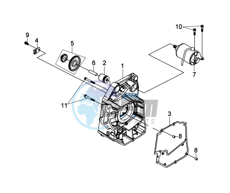 CRANKCASE RIGHT