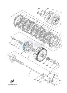 XT1200ZE SUPER TENERE ABS (2KB1 2KB2) drawing CLUTCH