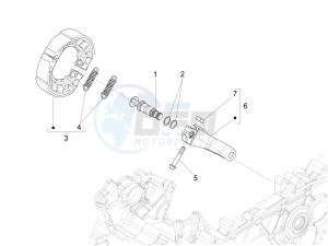 125 4T 3V ie Primavera (APAC) drawing Rear brake - Brake jaw