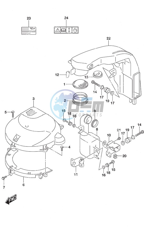 Silencer/Ring Gear Cover