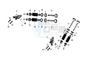 EURO MX 125 DUAL DISK 50 drawing VALVES