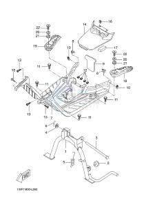 CW50 BOOSTER (2DW2 2DW2) drawing STAND & FOOTREST