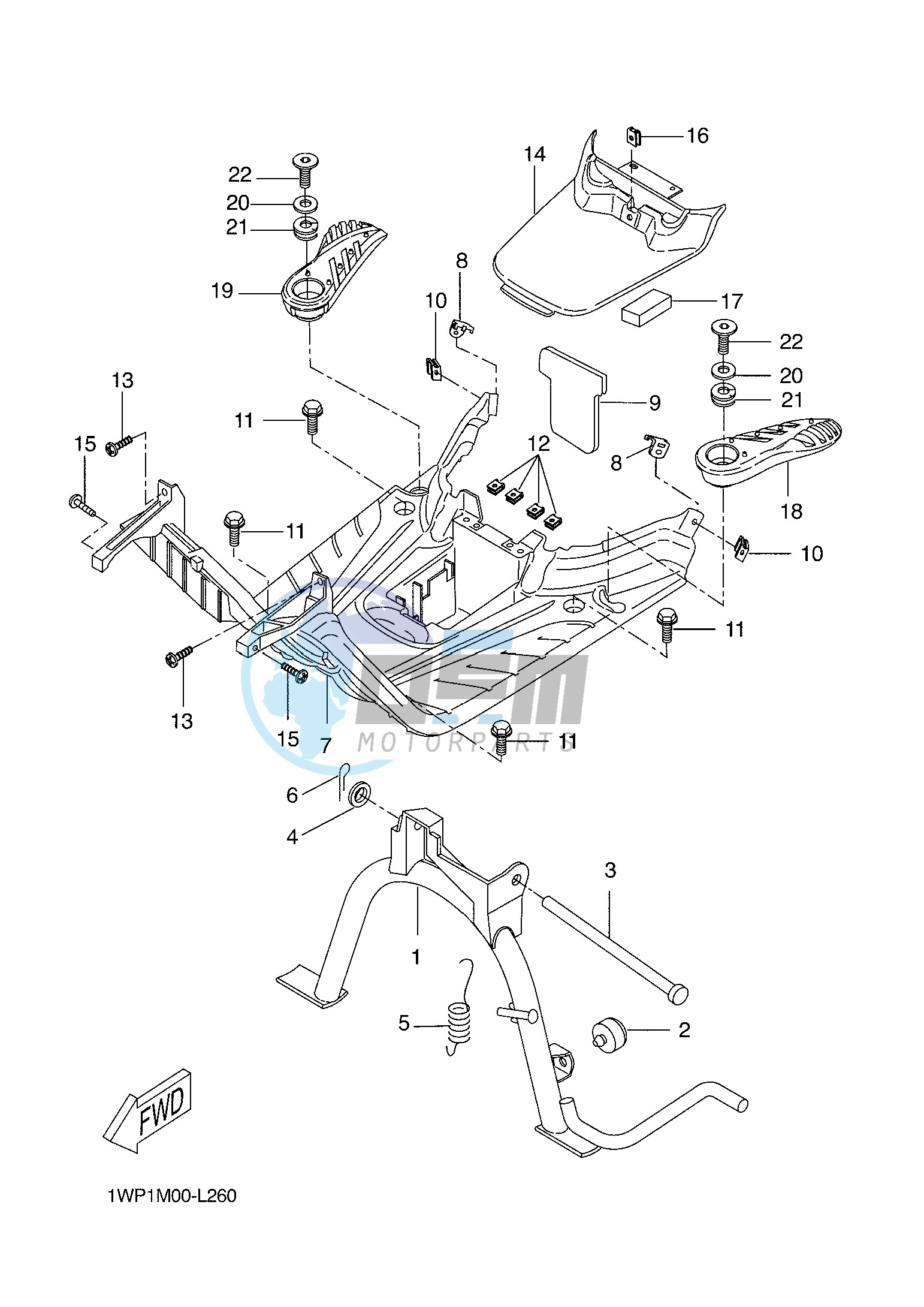 STAND & FOOTREST