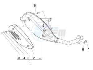 LX 50 4T-4V NL drawing Silencer