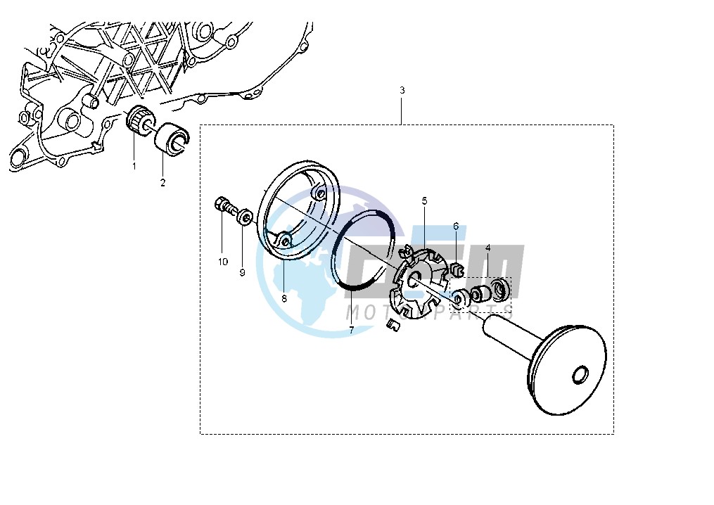 Driving pulley