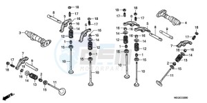 VT750CA9 Korea - (KO / ST) drawing CAMSHAFT