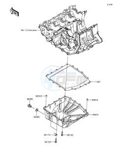 NINJA ZX-6R ABS ZX636FGFA GB XX (EU ME A(FRICA) drawing Oil Pan