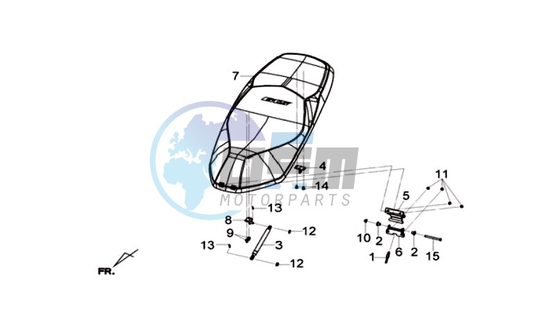 BUDDYSEAT / REAR LUGGAGE FRAME /