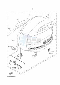 F175AETL drawing FAIRING-UPPER