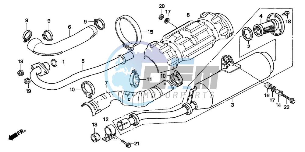 EXHAUST MUFFLER