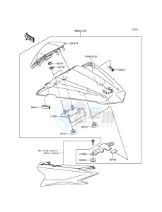 Z300 ER300AFF XX (EU ME A(FRICA) drawing Accessory(Single Seat Cover)