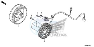 TRX500FA7G TRX500 Europe Direct - (ED) drawing GENERATOR