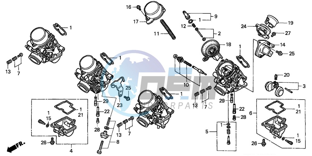 CARBURETOR (COMPONENT PARTS) (2)