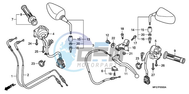 HANDLE LEVER/SWITCH/ CABLE