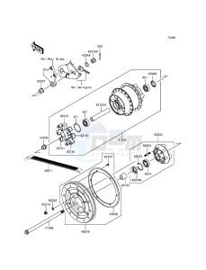 VULCAN 900 CLASSIC VN900BGF GB XX (EU ME A(FRICA) drawing Rear Hub