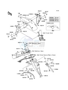 Z750R ABS ZR750PCF UF (UK FA) XX (EU ME A(FRICA) drawing Fenders