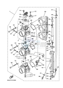 F200BETX drawing THROTTLE-BODY