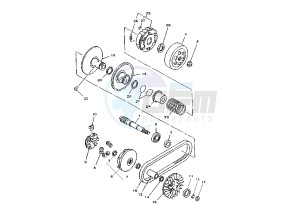 YP E MAJESTY 125 drawing CLUTCH