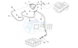 1200 Sport 8V drawing Blow-by system