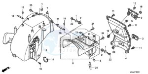 GL18009 NZ / AB NAV - (NZ / AB NAV) drawing REAR FENDER (PREMIUM AUDI O)