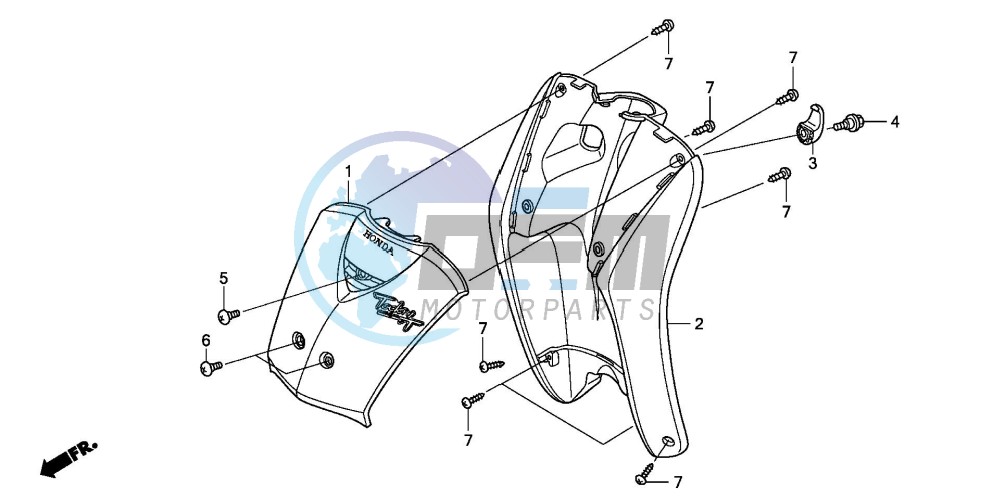 FRONT COVER/LEG SHIELD