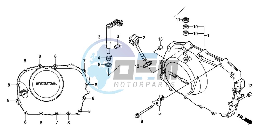 RIGHT CRANKCASE COVER