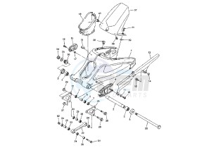 YZF R6 600 drawing REAR ARM