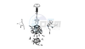 BOULEVARD - 50 CC 4T EU2 25 KM/H drawing CARBURETOR