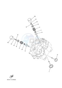 YFM700FWAD YFM70GPAH GRIZZLY 700 EPS (B1A2) drawing VALVE