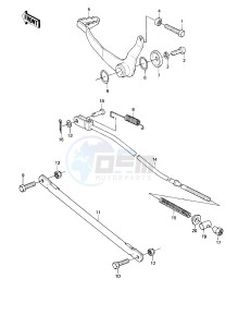 KE 175 D [KE175] (D2-D3) [KE175] drawing BRAKE PEDAL_TORQUE LINK -- 80-81 KE175-D2_D3- -