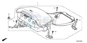 GL1800F GoldWing - GL1800-F 2ED - (2ED) drawing AIRBAG MODULE