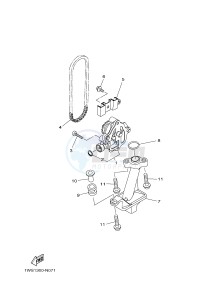 MT07 MT-07 700 (1WSB 1WSC) drawing OIL PUMP