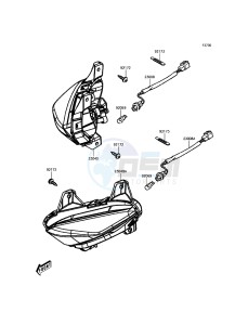 J125 ABS SC125CHF XX (EU ME A(FRICA) drawing Turn Signals