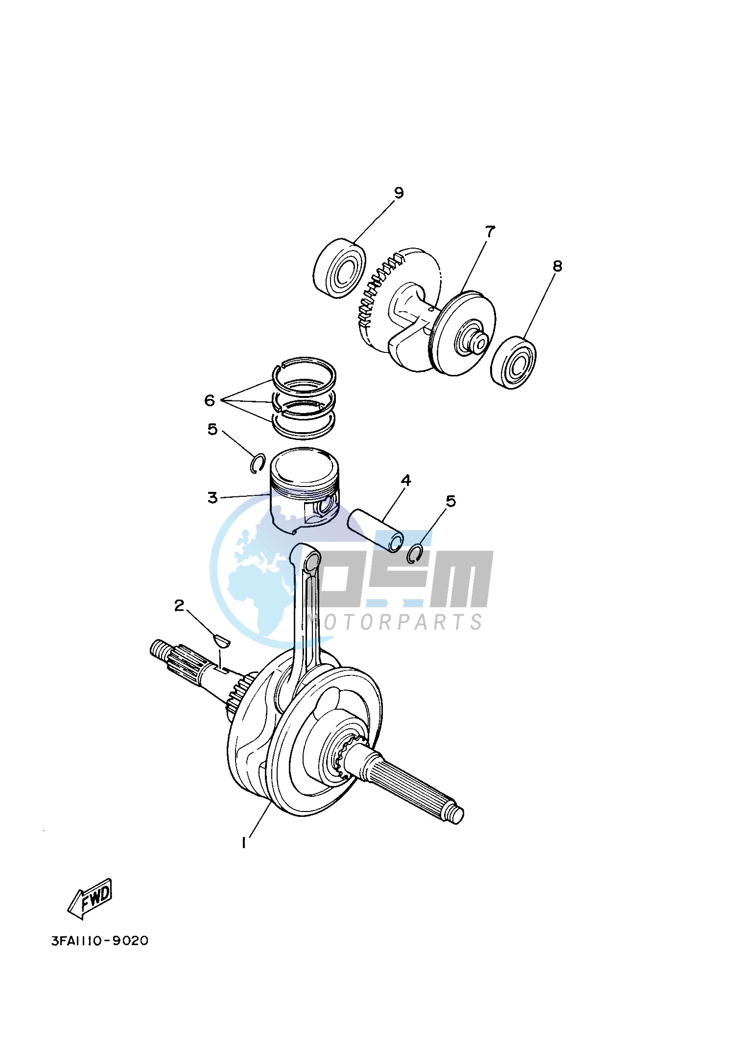 CRANKSHAFT & PISTON